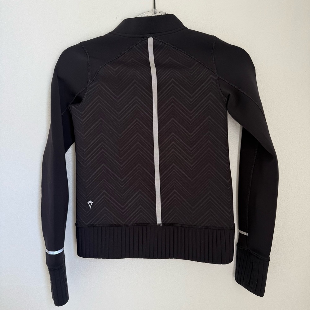 Ivivva by Lululemon Black Black Full Zip Jacket Girls Size 8 - Picture 2 of 7